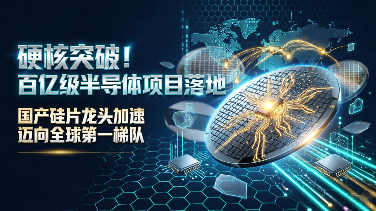 硬核突破！百亿级半导体项目落地，国产硅片龙头加速迈向全球第一梯队