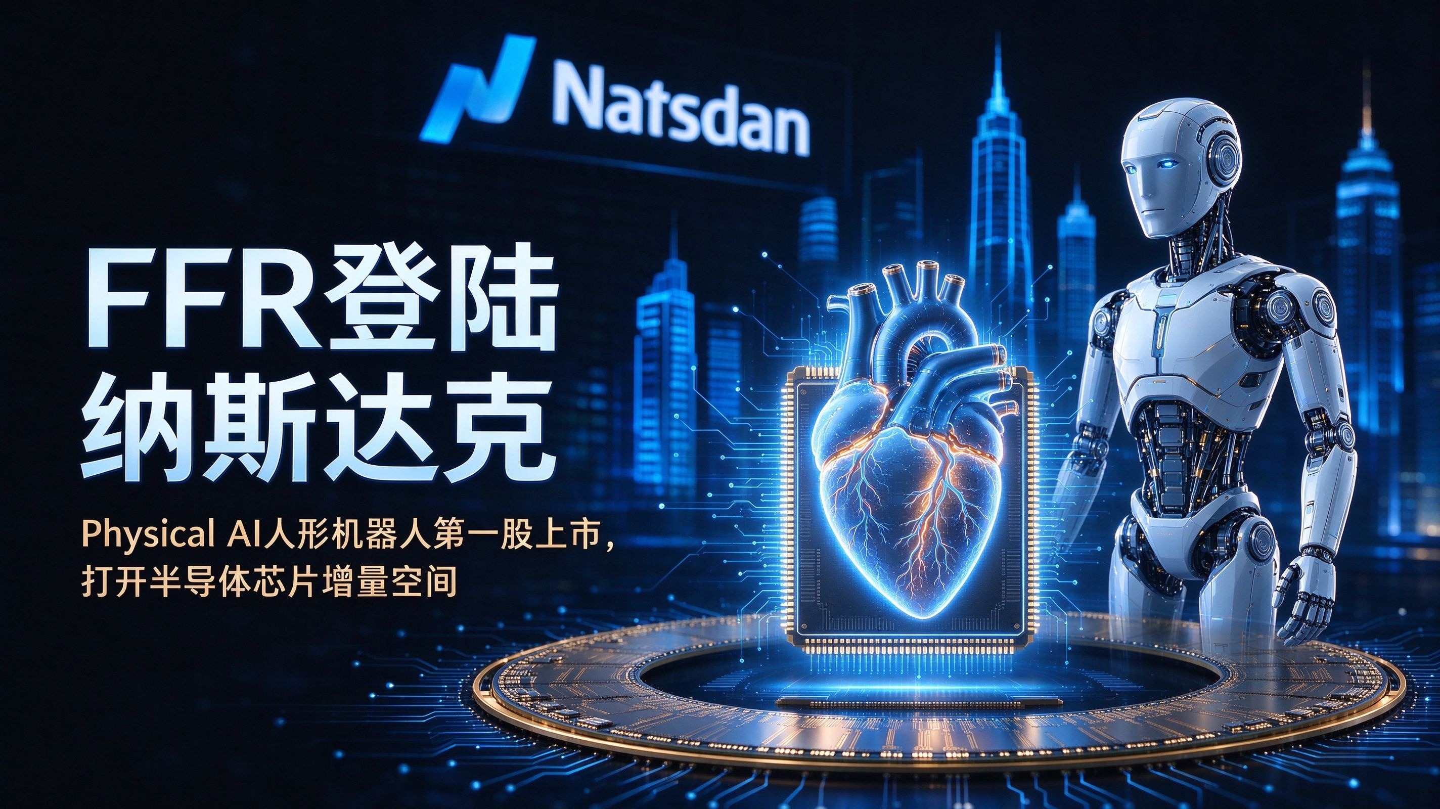 FFR登陆纳斯达克:Physical AI人形机器人第一股上市,打开半导体芯片增量空间